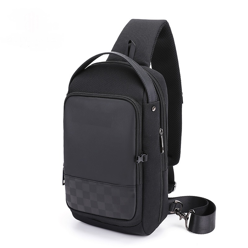 Men Chest Bag with Hidden Bottle Holder