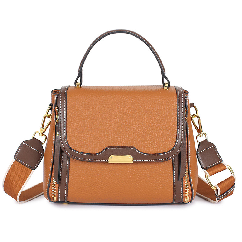 Split Leather Crossbody Bag