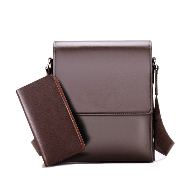 Men Messenger Bag & Wallet combo