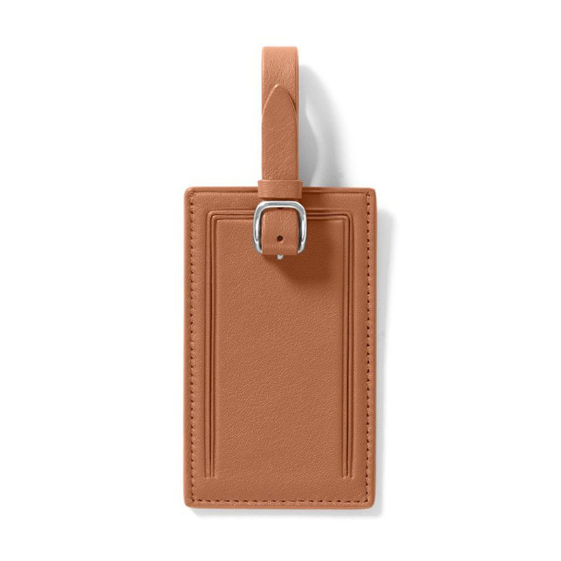 Faux Leather Luggage Tag