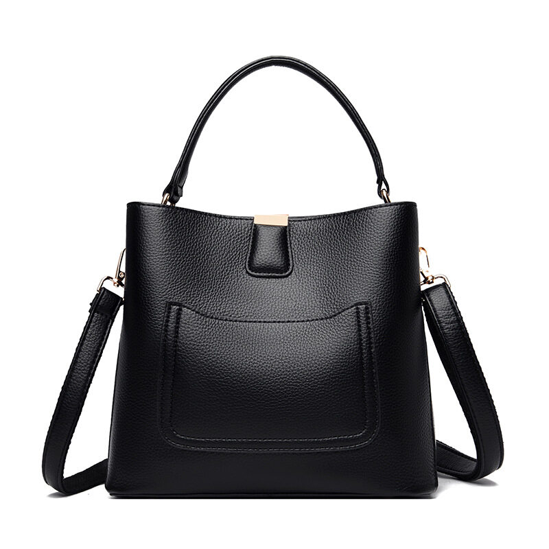 Women Bucket Bag with Middle Compartment